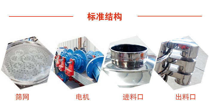 標(biāo)準(zhǔn)篩，篩網(wǎng)，電機(jī)，進(jìn)料口，出料口
